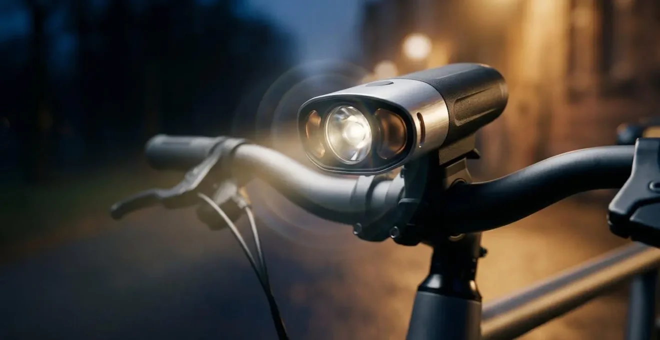 Hochwertiges Fahrradlichtsystem mit integrierten Sensoren und adaptiver Beleuchtung