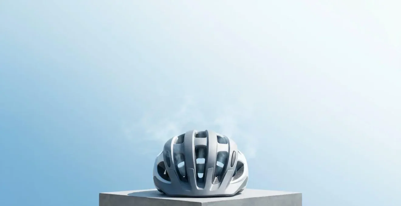 Fahrradhelm-Belüftungssystem mit Luftstromvisualisierung für optimale Kühlung im Sommer